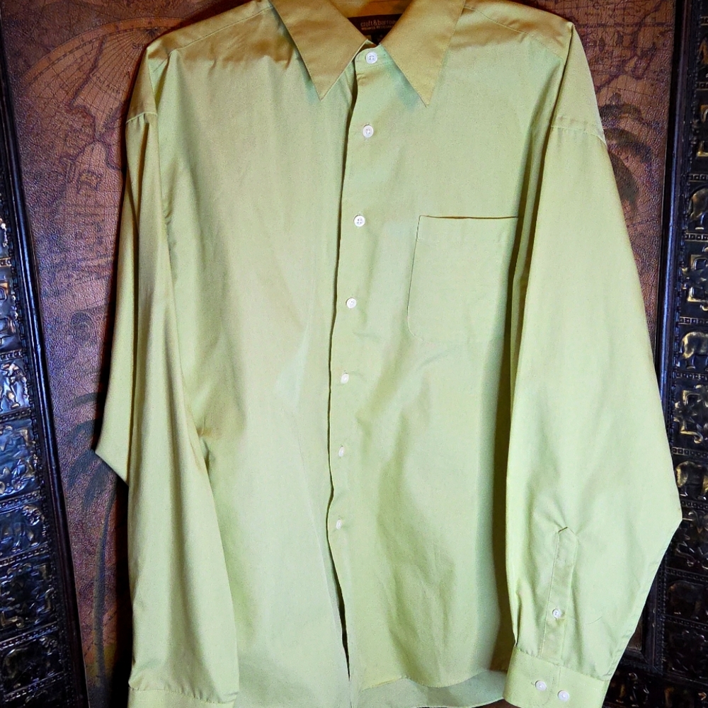 Croft & Barrow Green Dress Shirt